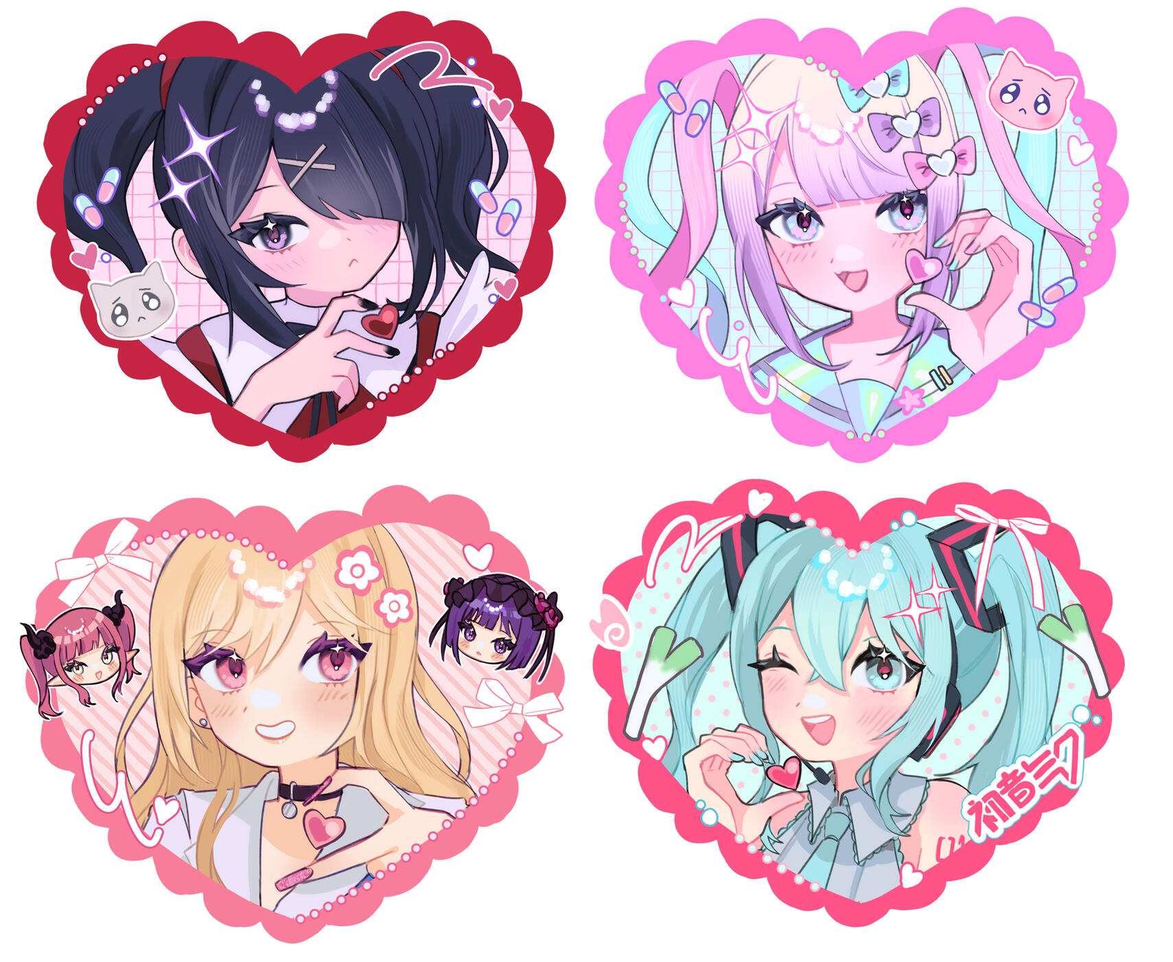 Needy Streamer Overload, Marin Kitagawa -My Dress Up Darling and Hatsune Miku