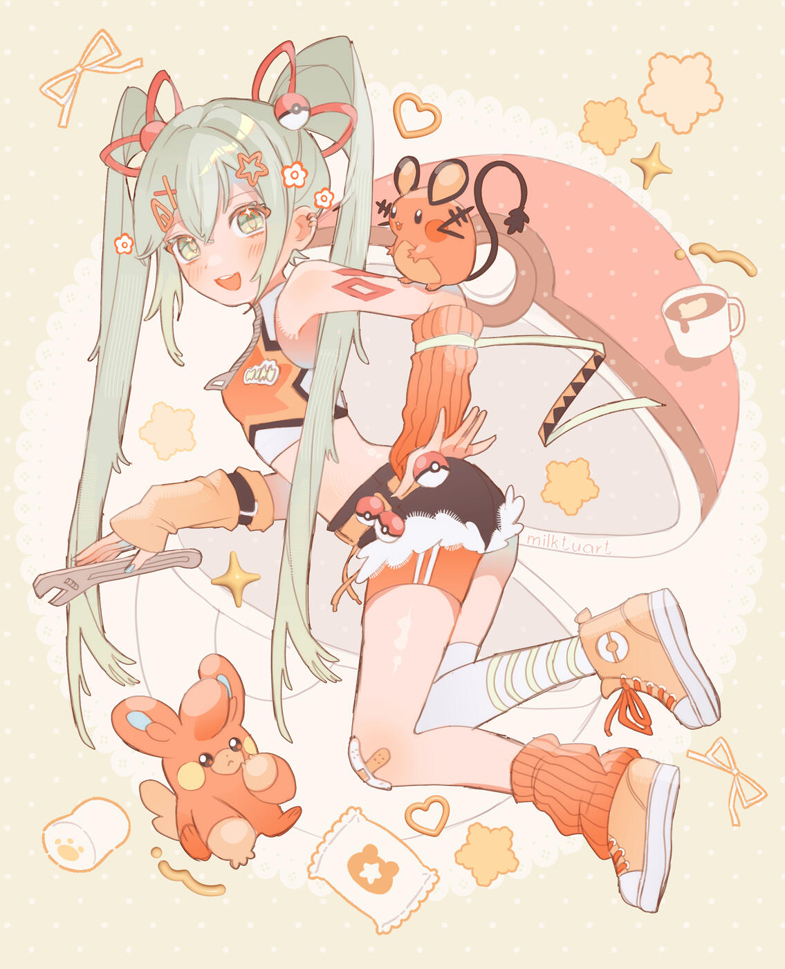 Hatsune Miku x Pókemon, Original Design