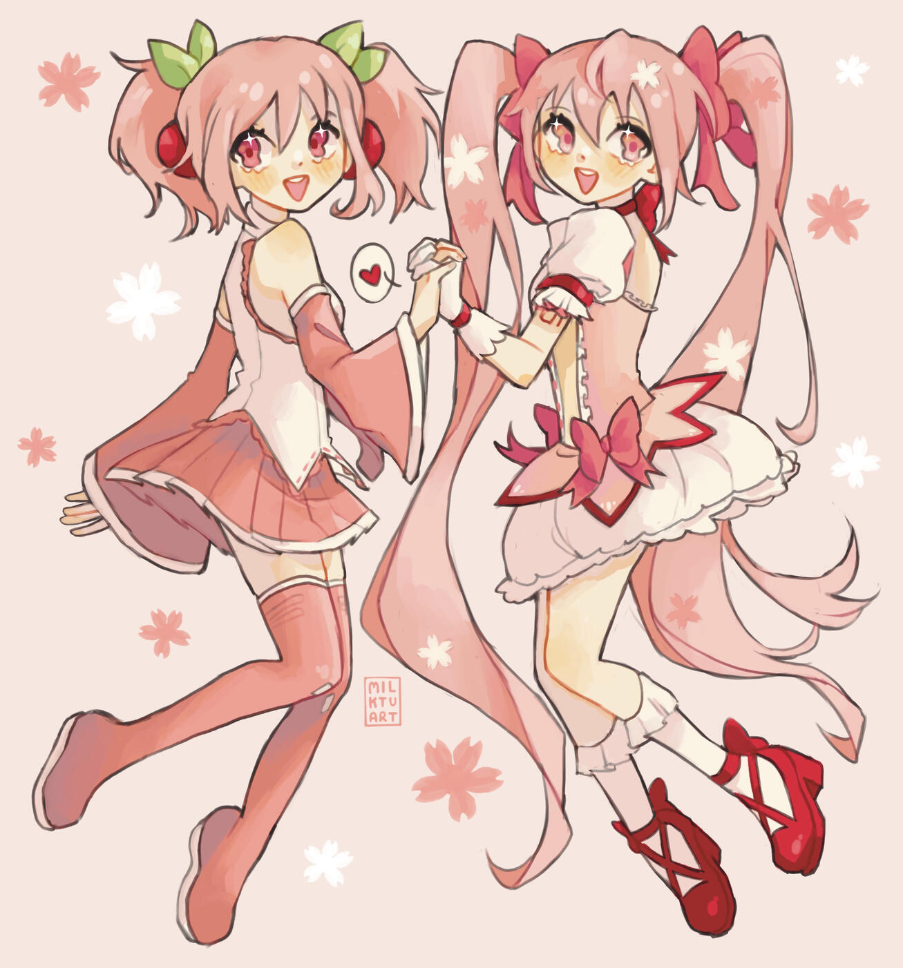 Hatsune Miku, Kaname Madoka (Puella Magi Madoka Magica)
